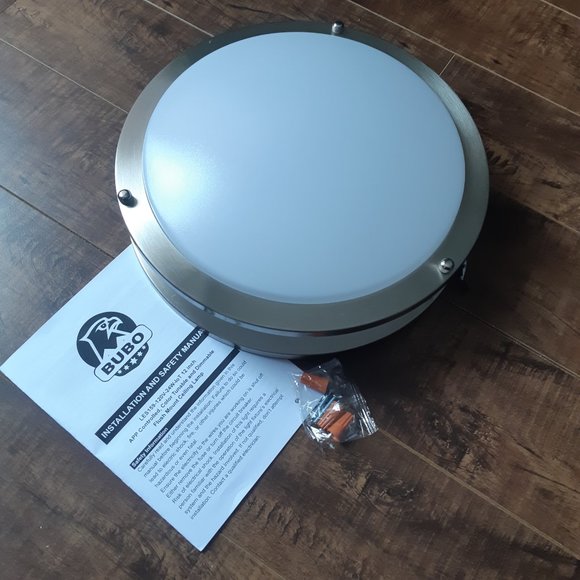 New Smart Ceiling Light • 12" Flush Mount • Alexa/Google Home Compatible - Picture 10 of 10